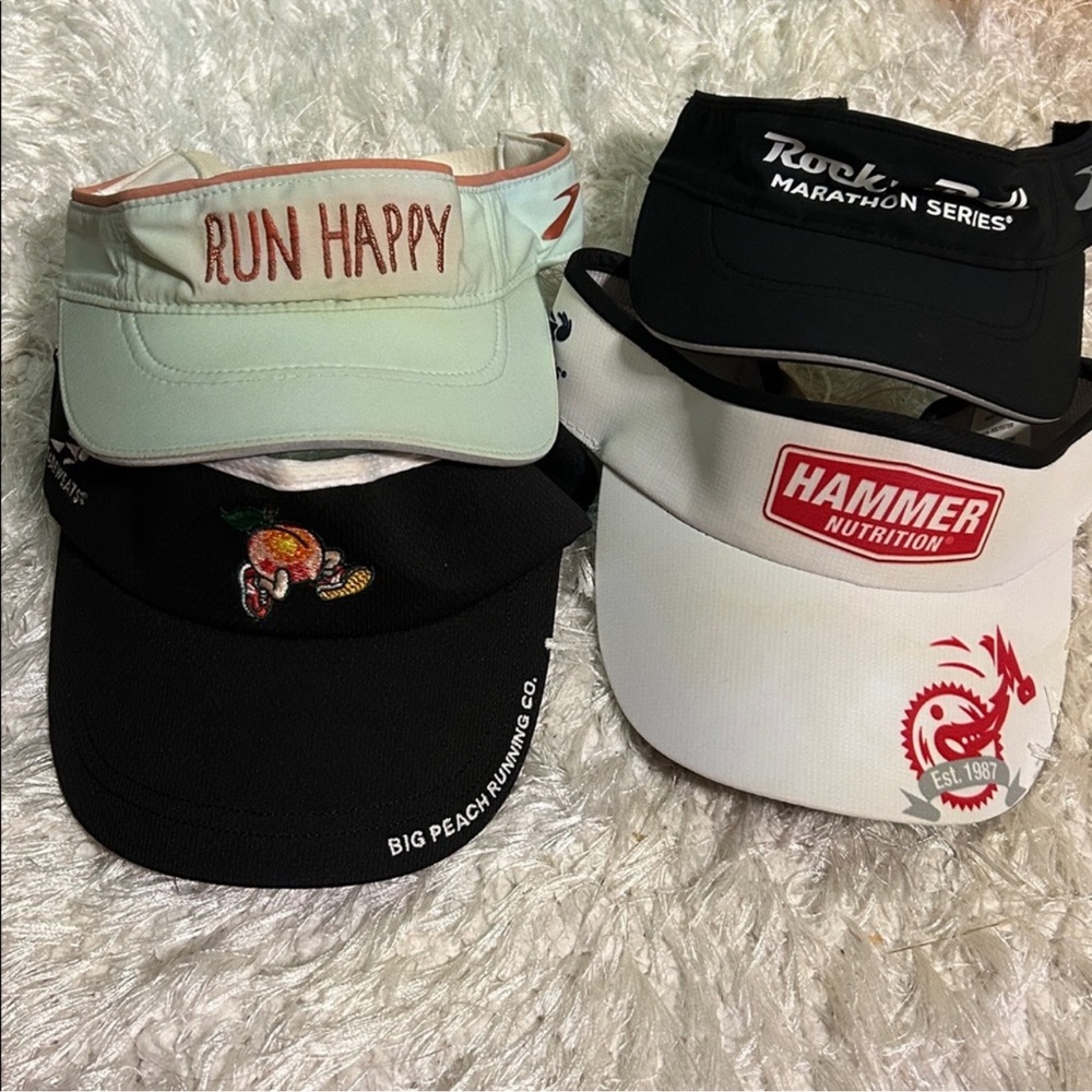 Visor Hat Collection - Black, White, Mint